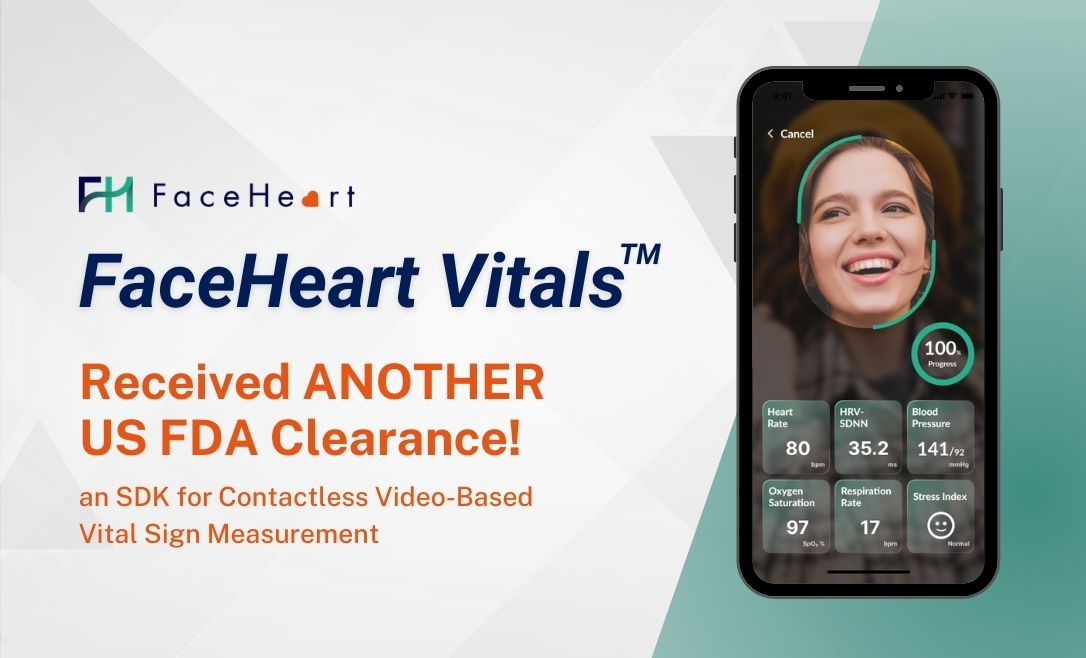 FaceHeart Received Another FDA Clearance for its Contactless Video-Based Vital Sign Measurement of Respiratory Rate